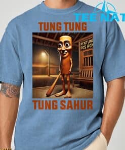 Tung Tung Tung Sahur Italian Brainrot Meme T Shirt 4