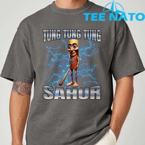 Tung Tung Tung Sahur Italian T-Shirt - Image 8