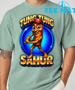 Tung Tung Tung Sahur Playing Baseball Brainrot Baseball T Shirt 3