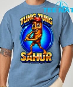 Tung Tung Tung Sahur Playing Baseball Brainrot Baseball T Shirt 4