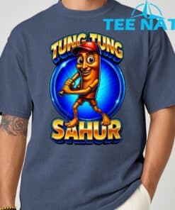 Tung Tung Tung Sahur Playing Baseball Brainrot Baseball T Shirt 5