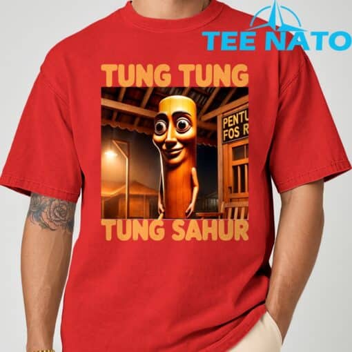 Tung Tung Tung Sahur TShirt - Image 5