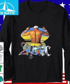 Tupac Shakur Back View Albums Graphic Shirt1