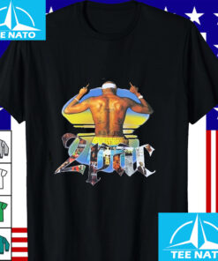 Tupac Shakur Back View Albums Graphic Shirt2