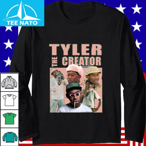 Tyler The Creator Rapper Artist Collage Shirt - Image 3
