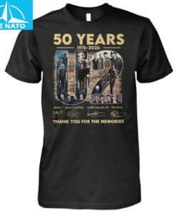 U2 50 Years 1976-2026 Thank You For The Memories Shirt