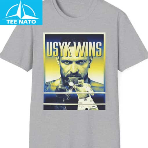 Usyk Wins Oleksandr Usyk Boxing Champion White Shirt - Image 3