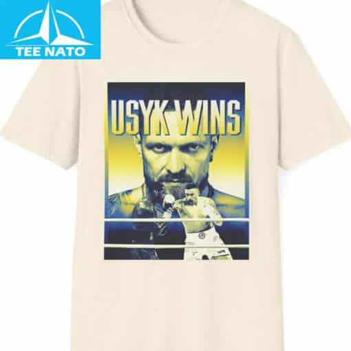 Usyk Wins Oleksandr Usyk Boxing Champion White Shirt - Image 5