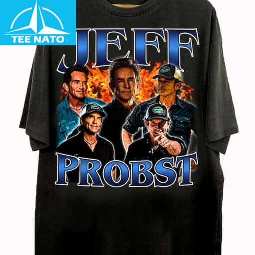 Vintage 90s Bootleg Style Jeff Probst Shirt