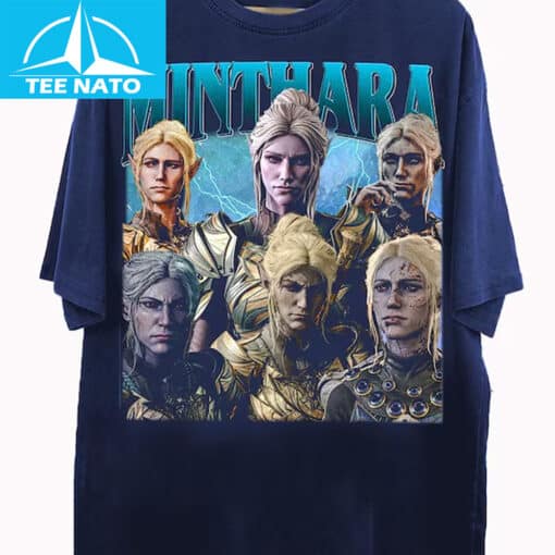 Vintage 90s Bootleg Style Minthara Baldurs Gate 3 Shirt - Image 3