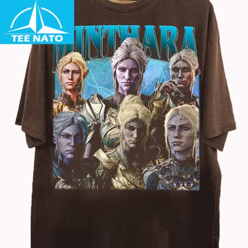 Vintage 90s Bootleg Style Minthara Baldurs Gate 3 Shirt - Image 2