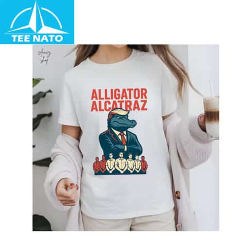 Vintage Alligator Alcatraz Shirt - Image 2