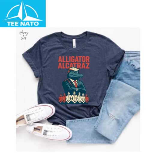 Vintage Alligator Alcatraz Shirt - Image 4