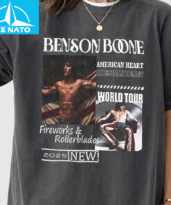 Vintage Benson Boone Ameriacan Heart 2025 Shirt1