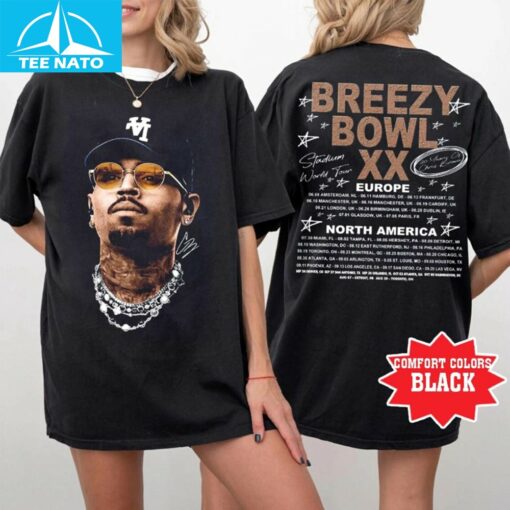 Vintage Chris Brown Breezy Bowl XX 2025 Shirt