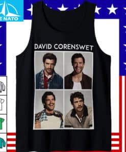 Vintage David Corenswet Photo Collage Shirt4
