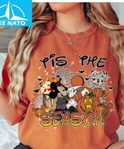 Vintage Disney Halloween Tis The Season Shirt3