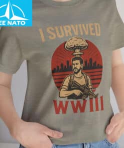 Vintage I Survived WWIII Apocalypse Shirt3