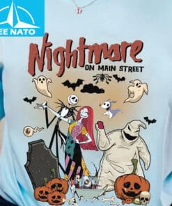Vintage Jack Skellington And Sally Halloween Shirt2