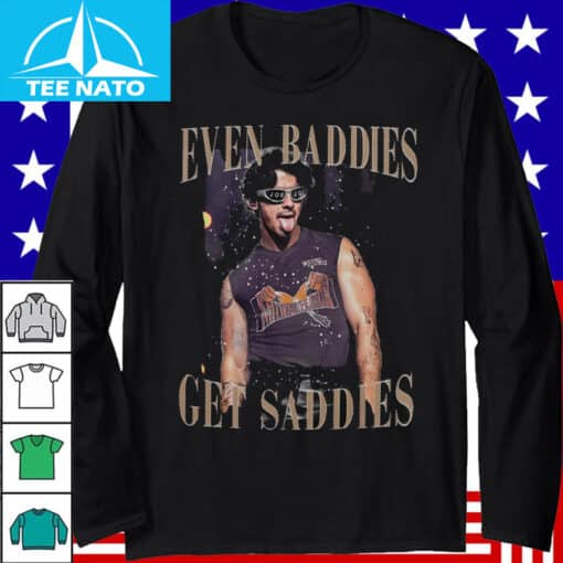 Vintage Jonas Brothers Baddies get Saddies Shirt - Image 4