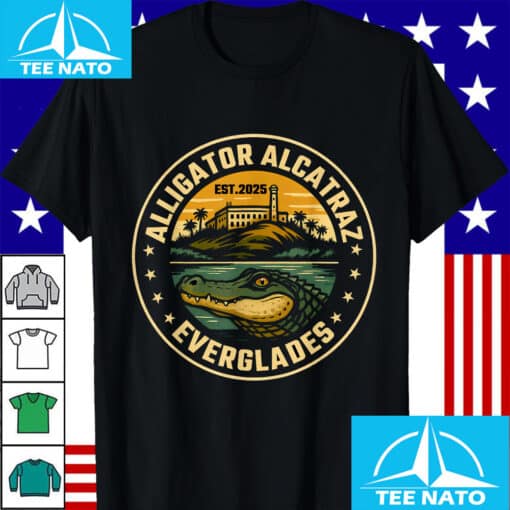Vintage Meme Alligator Alcatraz shirt