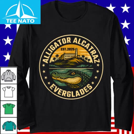 Vintage Meme Alligator Alcatraz shirt - Image 3