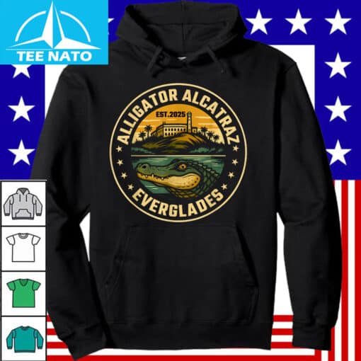 Vintage Meme Alligator Alcatraz shirt - Image 4