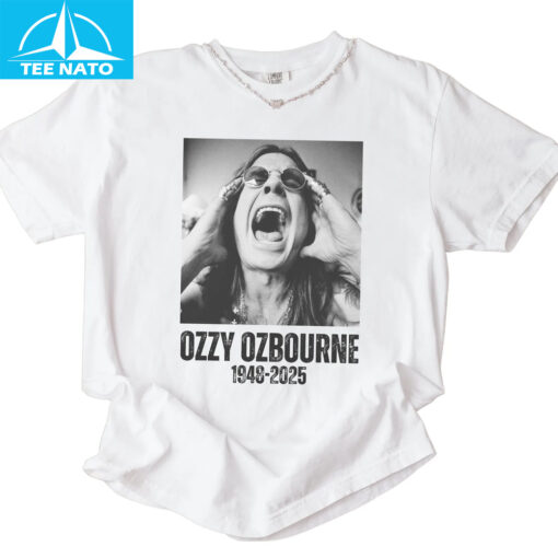 Vintage Ozzy Osbourne 1948–2025 Memorial Shirt - Image 3
