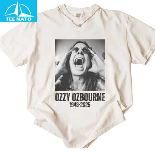 Vintage Ozzy Osbourne 1948–2025 Memorial Shirt - Image 4