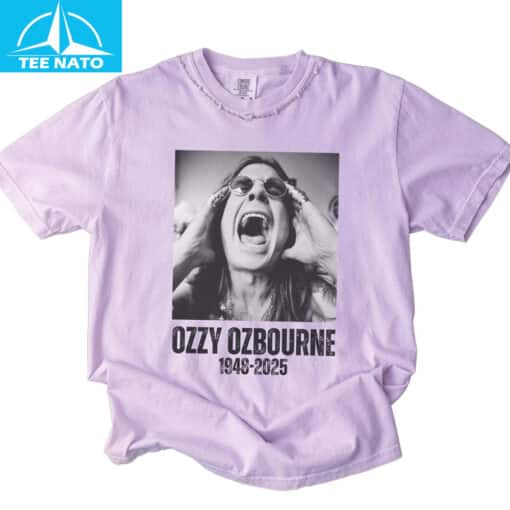 Vintage Ozzy Osbourne 1948–2025 Memorial Shirt - Image 5