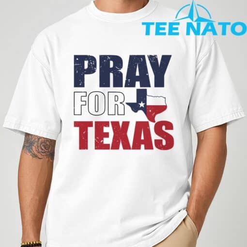 Vintage Pray for Texas Camp Mystic Shirt