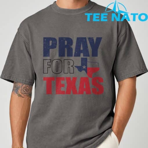Vintage Pray for Texas Camp Mystic Shirt - Image 6