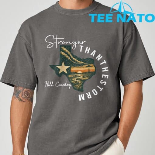 Vintage Pray for Texas Shirt - Image 5