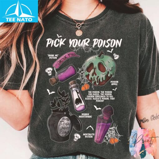 Vintage Retro 90s Disney Pick Your Poison Shirt