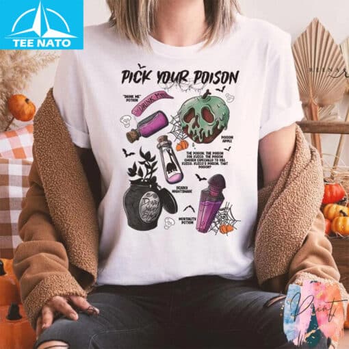 Vintage Retro 90s Disney Pick Your Poison Shirt - Image 3