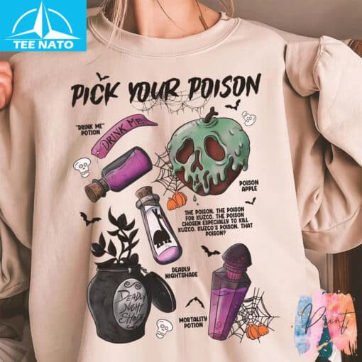 Vintage Retro 90s Disney Pick Your Poison Shirt - Image 5