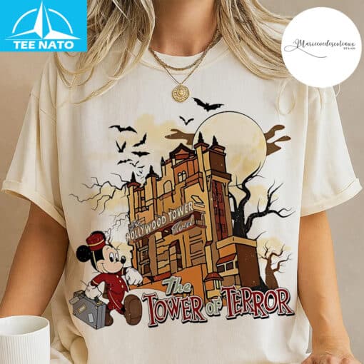 Vintage Retro Haunted Hotel Ride Shirt - Image 4