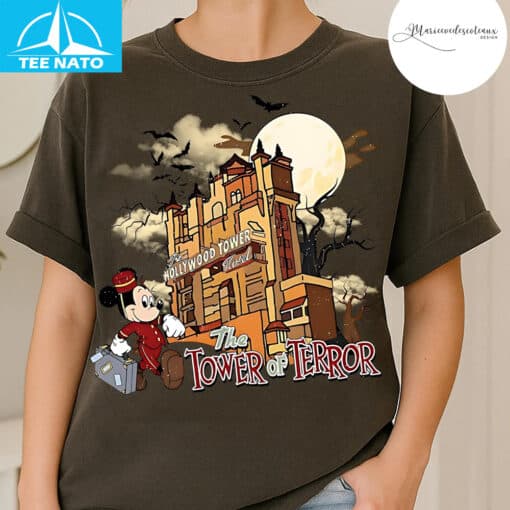 Vintage Retro Haunted Hotel Ride Shirt - Image 5