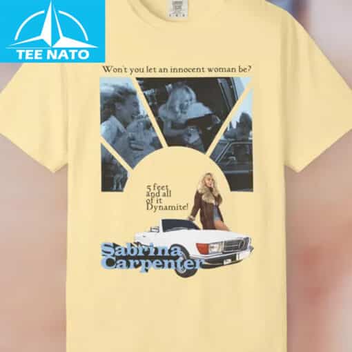 Vintage Sabrina Carpenter Manchild 70s Inspired Shirt - Image 3