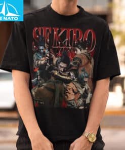Vintage Sekiro Wolf One-Armed Shinobi Gaming Shirt