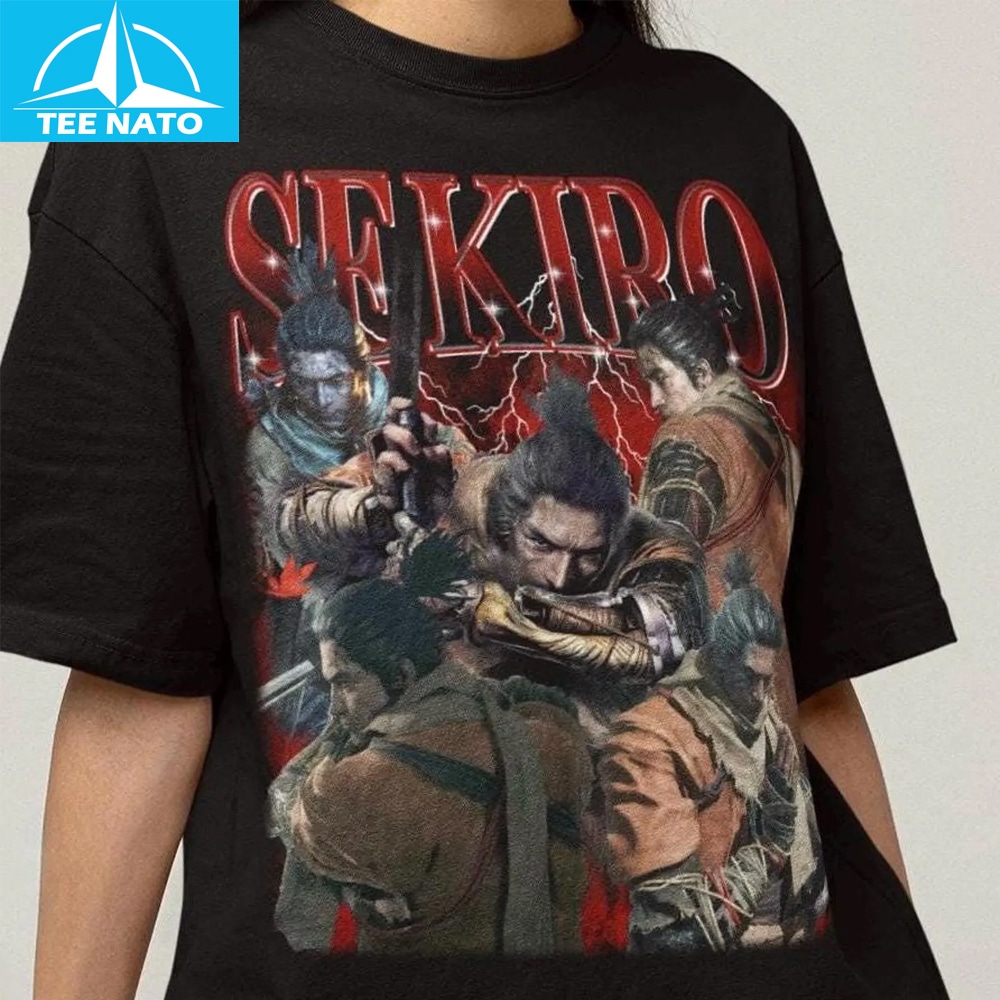Lifestyle shot of the Sekiro shirt