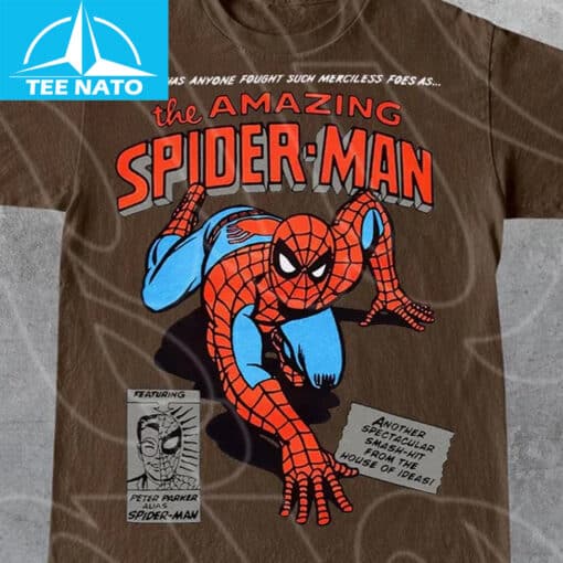 Vintage The Amazing Spiderman Shirt - Image 3