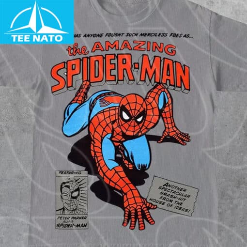 Vintage The Amazing Spiderman Shirt - Image 4