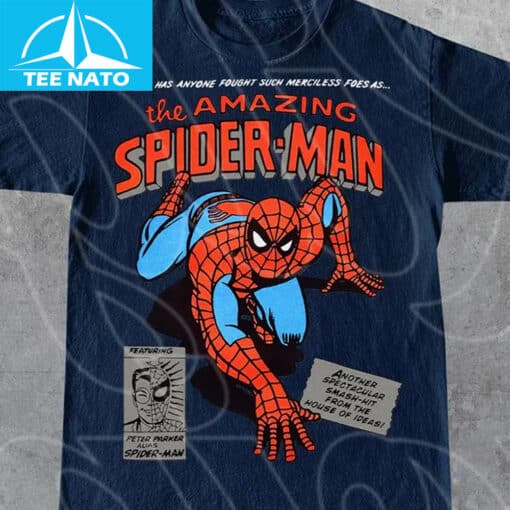 Vintage The Amazing Spiderman Shirt - Image 5