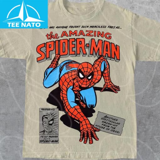 Vintage The Amazing Spiderman Shirt - Image 6