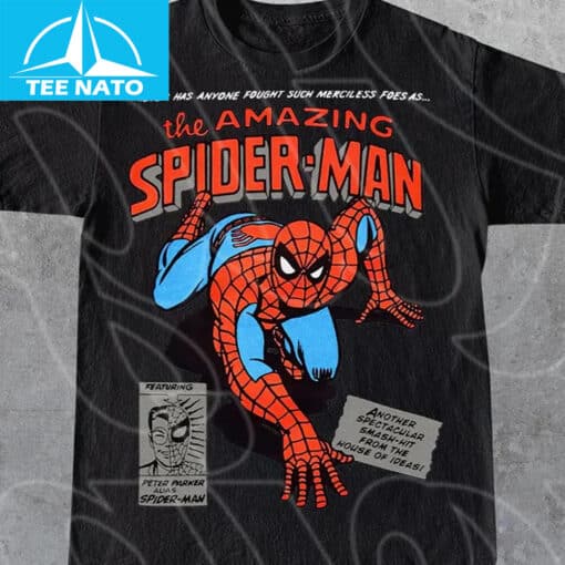 Vintage The Amazing Spiderman Shirt - Image 8