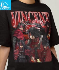 Vintage Vincent FF7 Anime Shirt3