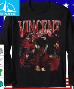 Vintage Vincent FF7 Anime Shirt4