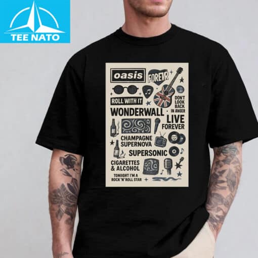 Viral Oasis Concert 2025 Tour Shirt - Image 5