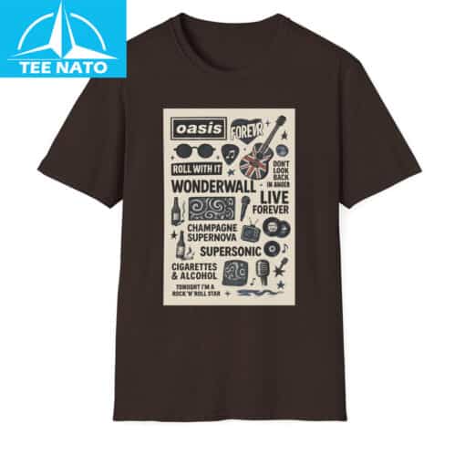 Viral Oasis Concert 2025 Tour Shirt - Image 4